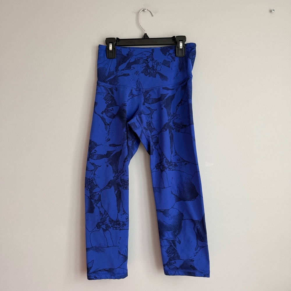Old Navy Active Blue Patterned Leggings